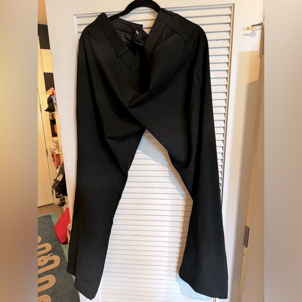 18 Long Express Columnist Barely Boot Black Pants - image 1